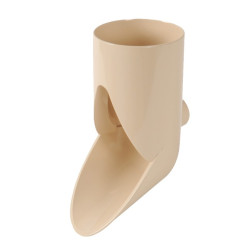 TERMINAL BAJANTE 80 MARRON