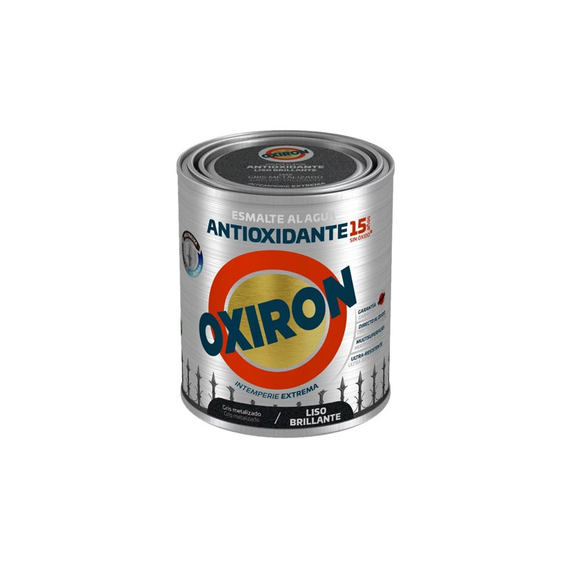 OXIRON AL AGUA LISO BRILLANTE GRIS METAL 750ML