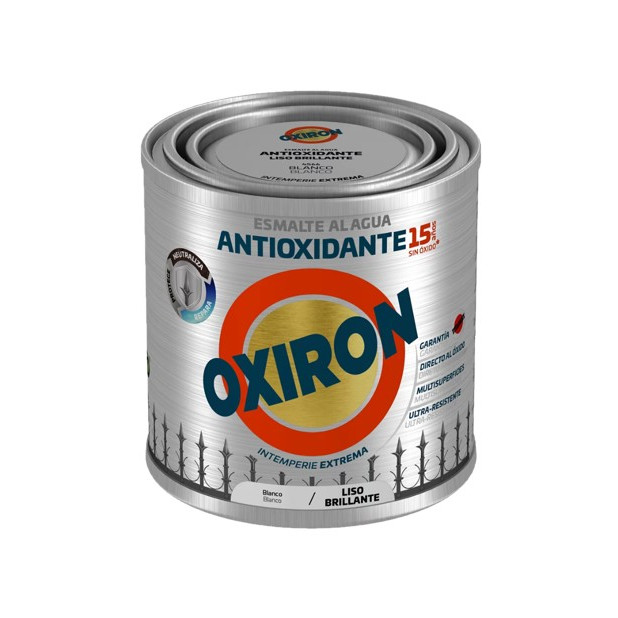 OXIRON 250ML AL AGUA BRILLANTE BLANCO LISO