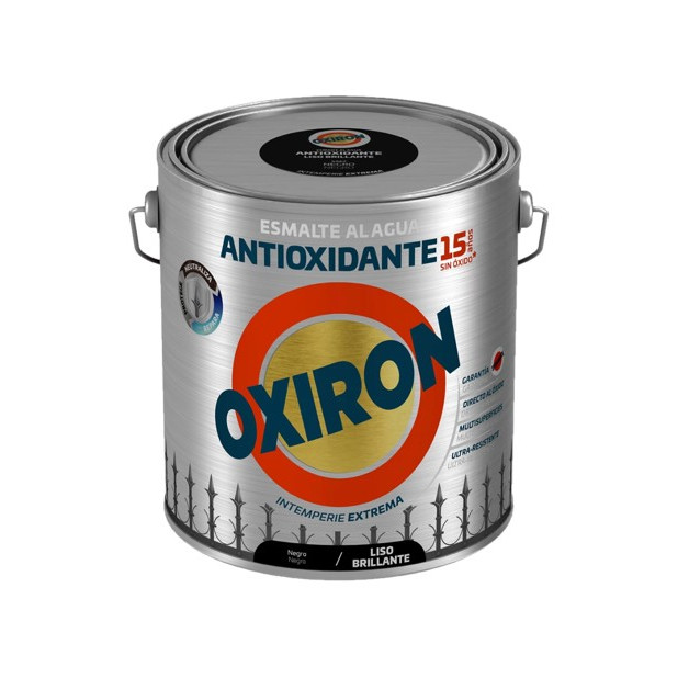 OXIRON AL AGUA LISO BRILLANTE NEGRO 2,5LTS