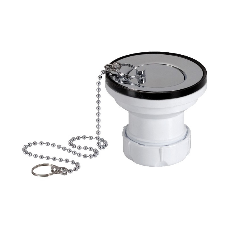 VALVULA C/TAPON CROMO 1 1/4x63 (S-35)