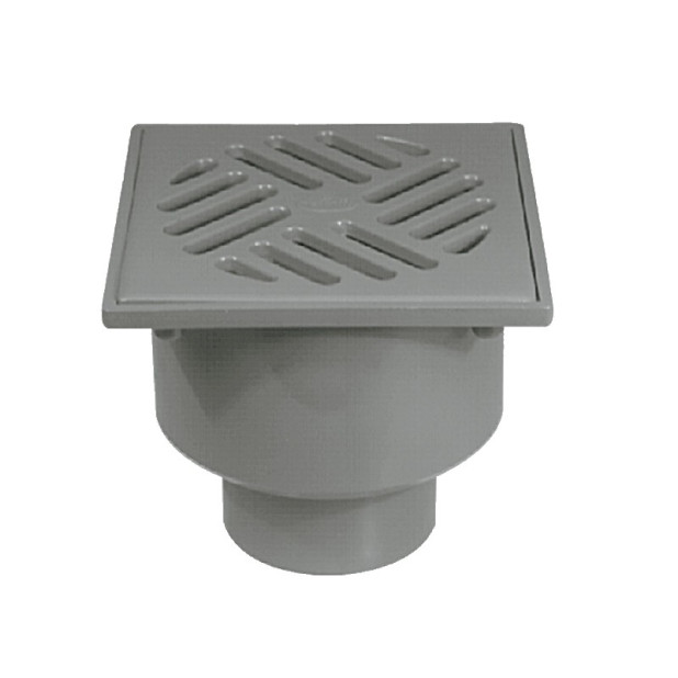 SUMIDERO PVC SIFONICO VERTICAL 10x10 R.50x40 (S-192)