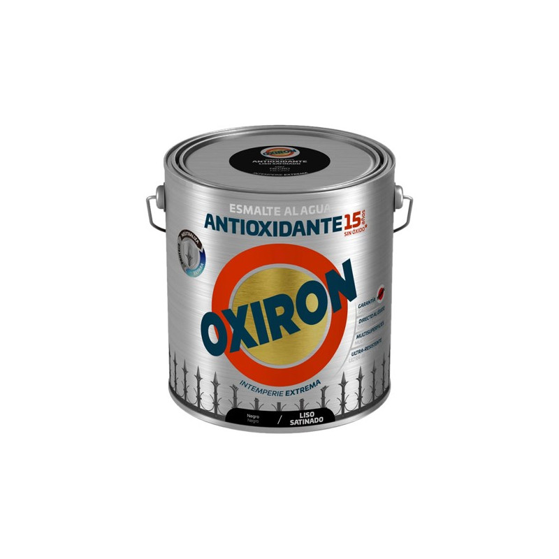 OXIRON AL AGUA LISO SATINADO NEGRO 2,5LTS