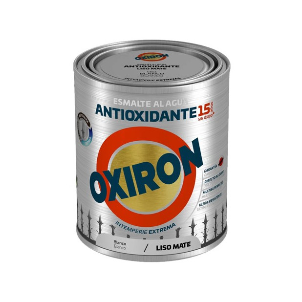 OXIRON 750ML AL AGUA MATE  BLANCO LISO