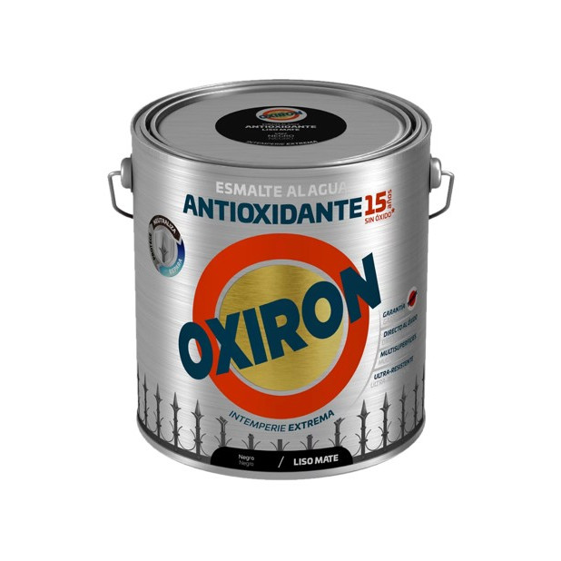 OXIRON AL AGUA LISO MATE NEGRO 2,5LTS