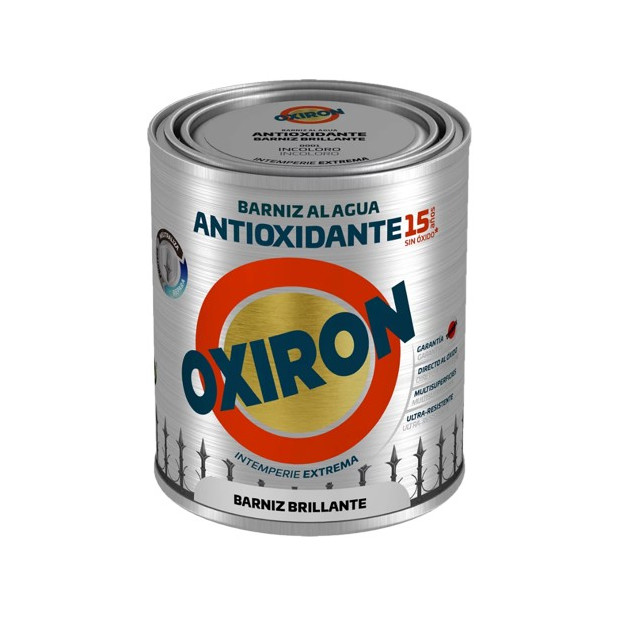 BARNIZ OXIRON ANTIOXIDO 750ML AGUA BRILLANTE