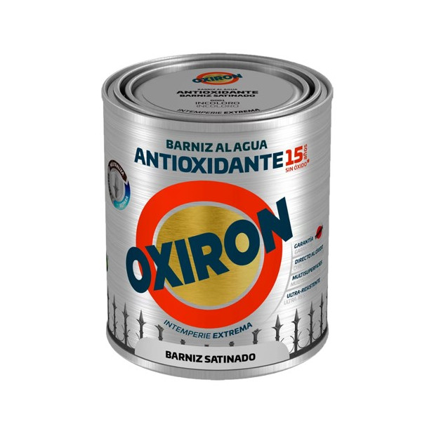 BARNIZ OXIRON ANTIOXIDO 750ML AGUA SATINADO