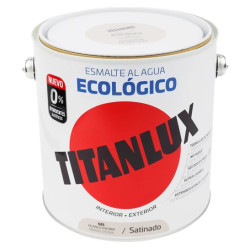 TITANLUX ESMALTE AL AGUA SATINADO BLANCO PIEDRA 2,5LTS
