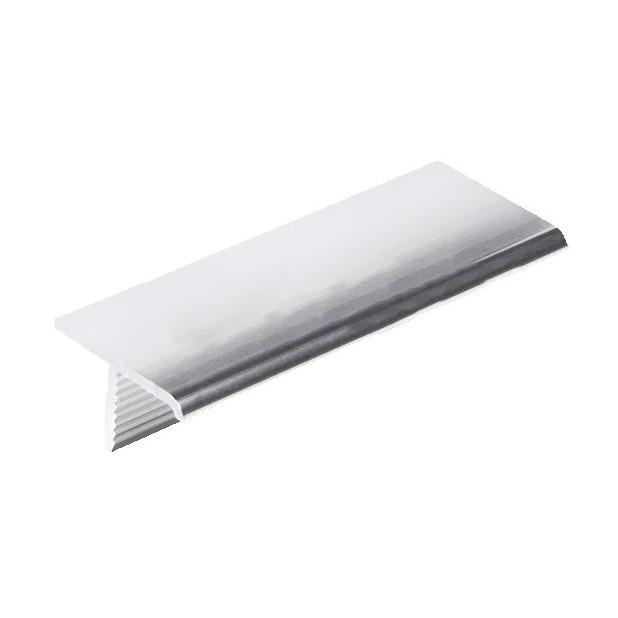 LISTELO ALUMINIO EN T 2,5x20mm BRILLO