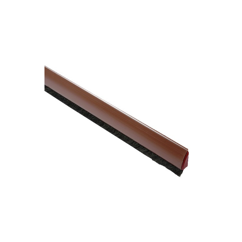 BURLETE CURVADO 100 CM. ADH. MARRON