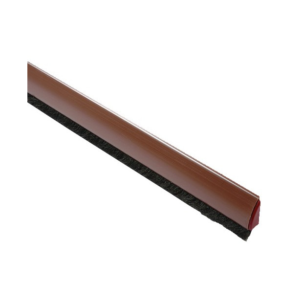 BURLETE CURVADO 100 CM. ADH. MARRON