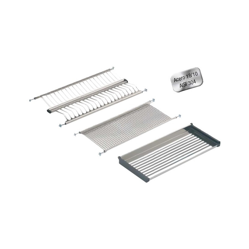 JGO. ESCURREPLATOS INOX 90
