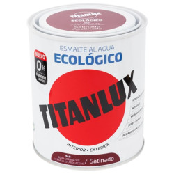 TITANLUX ESMALTE AL AGUA SATINADO ROJO CARRUAJE 750ML