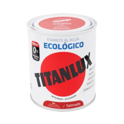 TITANLUX ESMALTE AL AGUA SATINADO ROJO CHINA 250ML