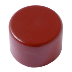 TOPE PUERTA C/TORNILLO INVIS. MARRON 2UNID.