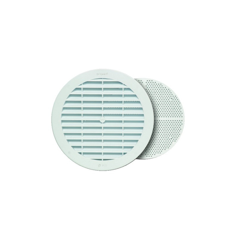 CONJUNTO CIRUCULAR REJILLA Y MOSQUITERA 15CM BL