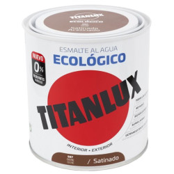 TITANLUX ESMALTE AL AGUA SATINADO OCRE 250ML