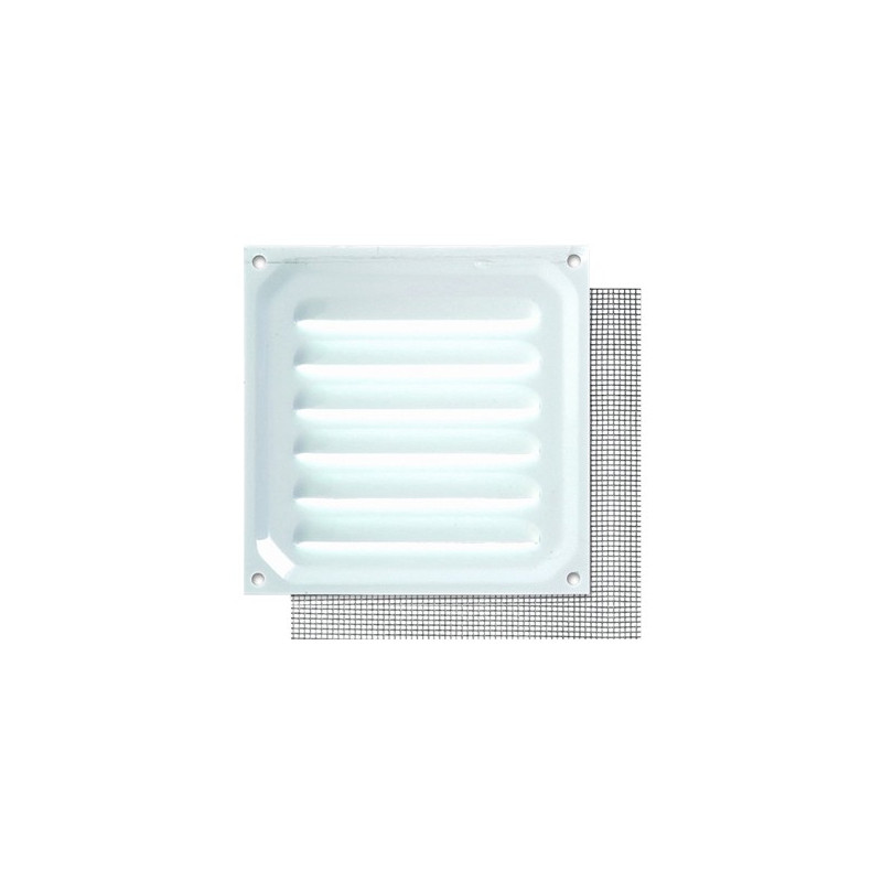 REJILLA C/MOSQUITERA 10x10CM BLANCO