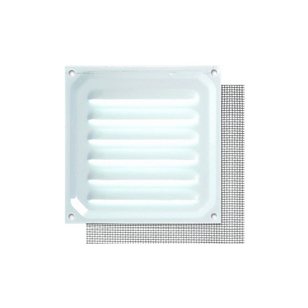 REJILLA C/MOSQUITERA 10x10CM BLANCO