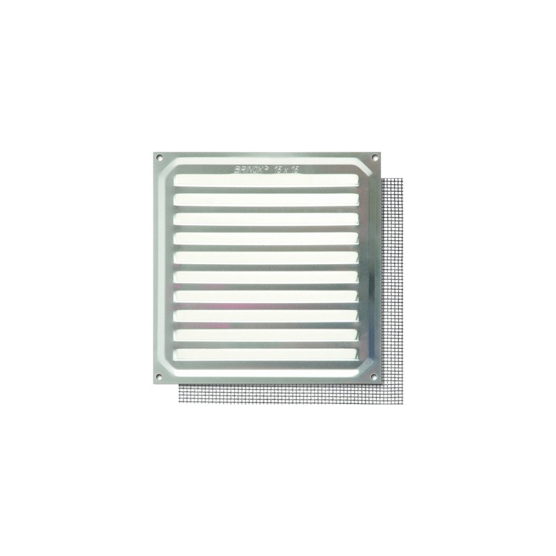 REJILLA C/MOSQUITERA 15x15CM ALUMINIO