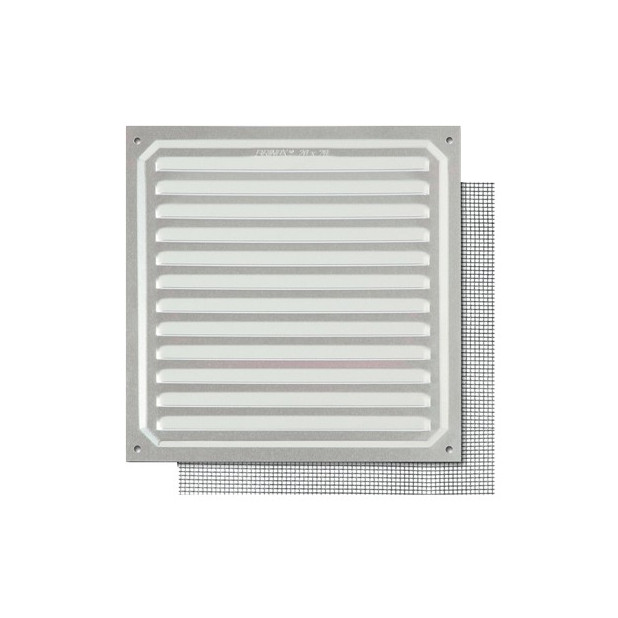 REJILLA C/MOSQUITERA 20x20CM ALUMINIO