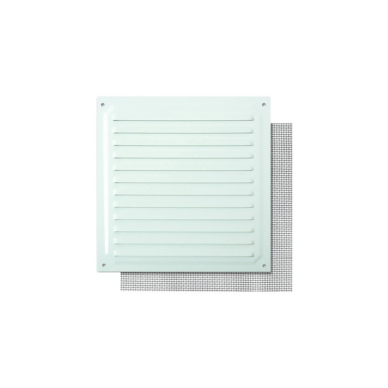 REJILLA C/MOSQUITERA 20x20CM BLANCA