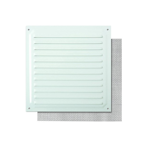 REJILLA C/MOSQUITERA 20x20CM BLANCA