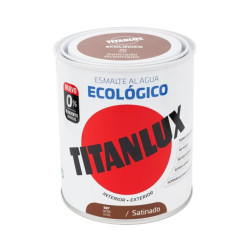 TITANLUX ESMALTE AL AGUA SATINADO OCRE 750ML