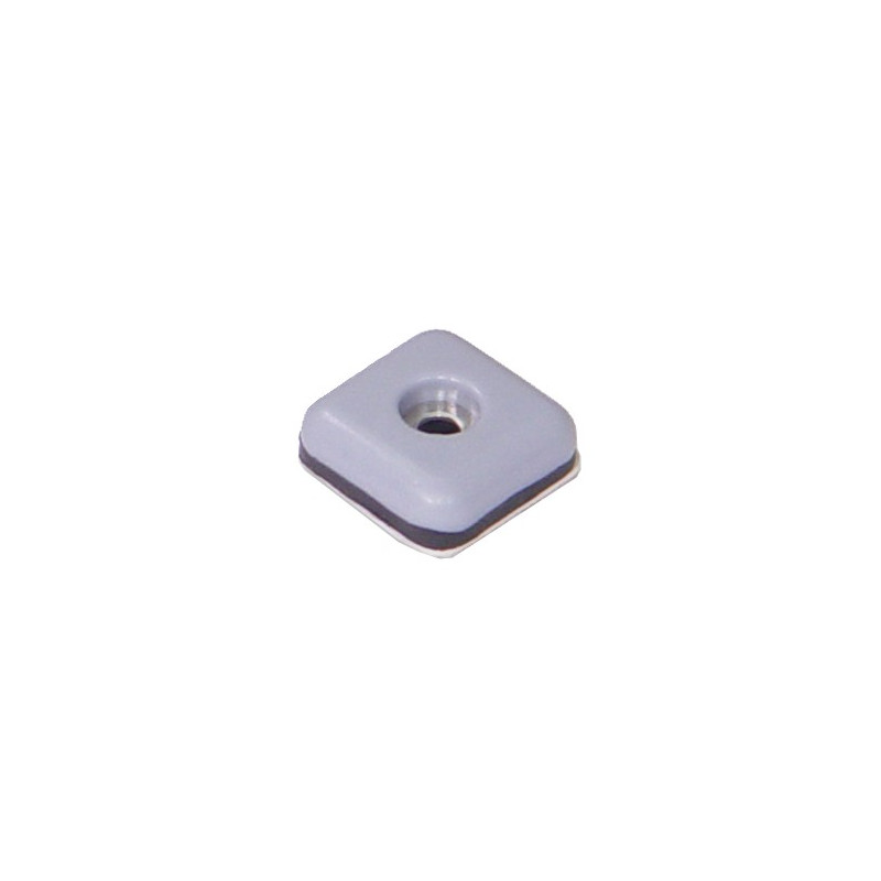 DESLIZADORES MUEBLES ADH+TORN 24x24MM GRIS(8UND)