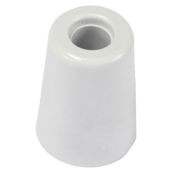 TOPE PUERTA GRANDE C/TORNILLO 37x50MM BLANCO