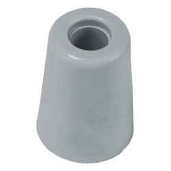 TOPE PUERTA GRANDE C/TORNILLO 37x50MM GRIS