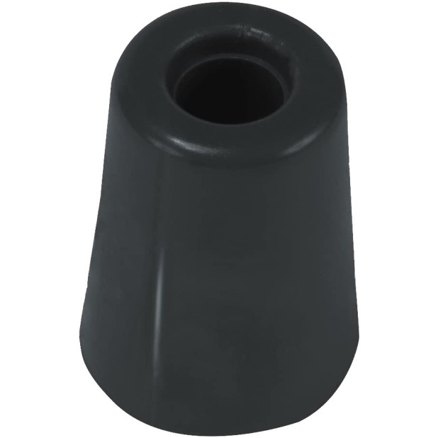 TOPE PUERTA GRANDE C/TORNILLO 37x50MM NEGRO