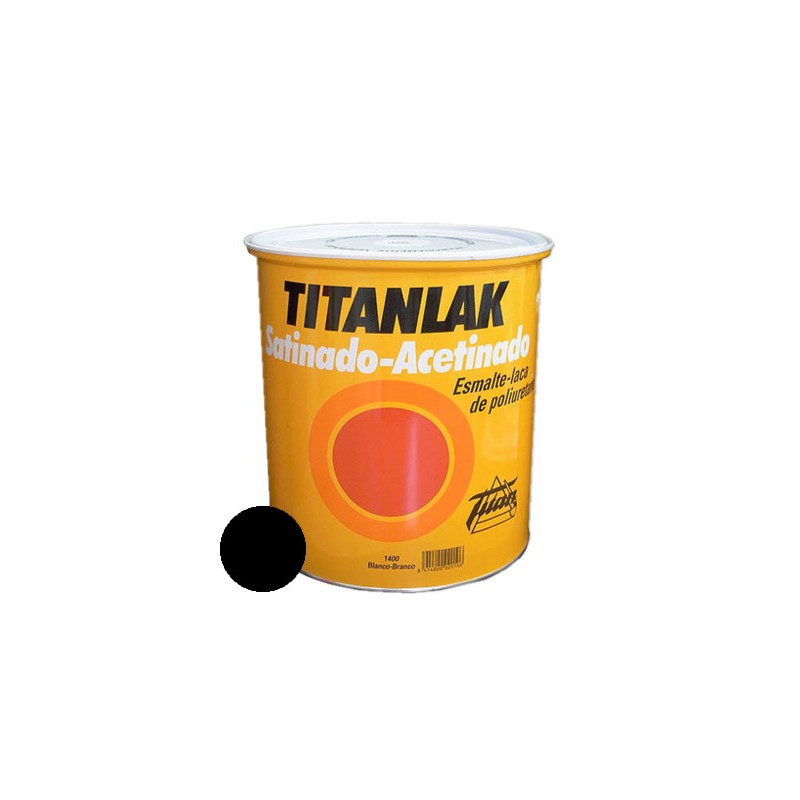 TITANLAK 4LTS. SATINADO NEGRO