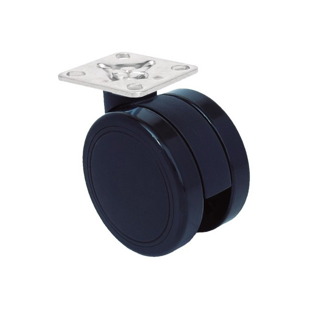 RUEDA DIANA 65MM P47x47 NEGRO