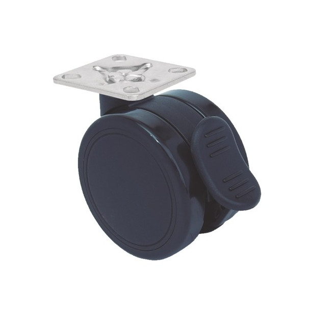 RUEDA DIANA 65MM P47x47 FR NEGRO
