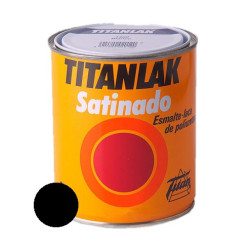 TITANLAK 375ML SAT. NEGRO