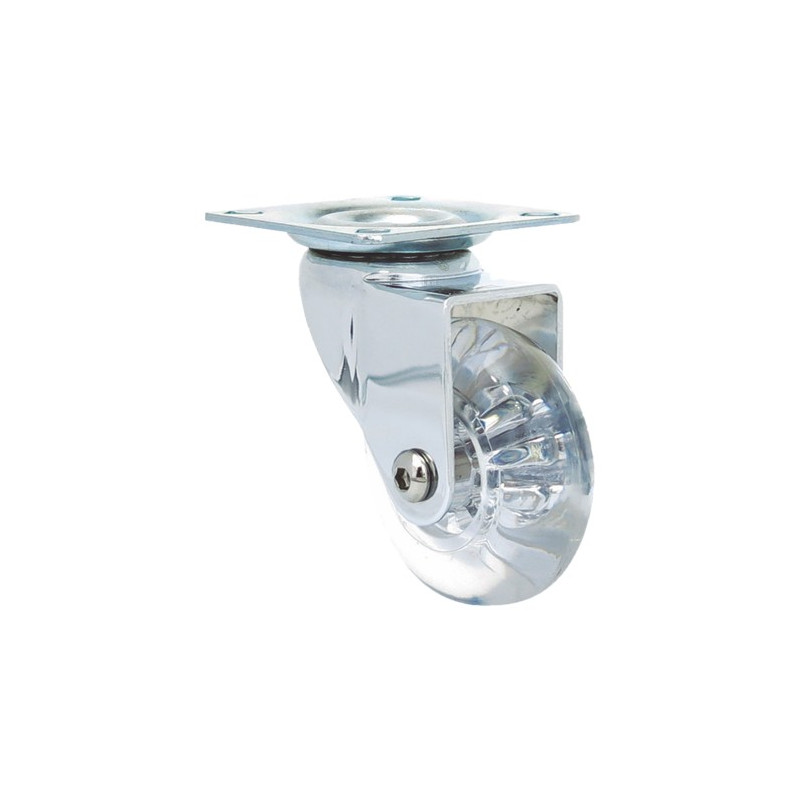 RUEDA EMMA 35MM PLACA 46x46 SIN FRENO