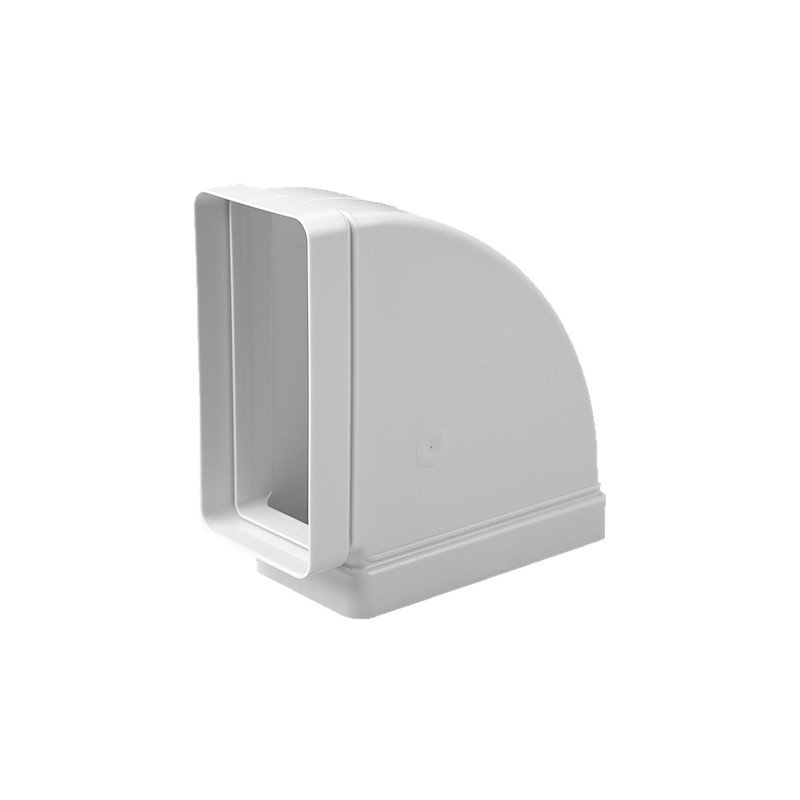 CODO HORIZONTAL RECTANGULAR 90º 110x55mm