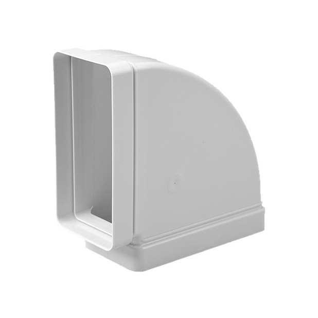 CODO HORIZONTAL RECTANGULAR 90º 110x55mm