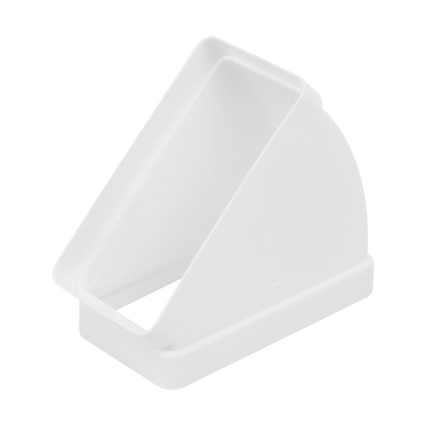 CODO HORIZONTAL RECTANGULAR 45º 110x55mm