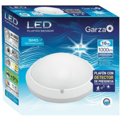 LAMPARA LED PLAFON SEN/MOV.16W 60º 1000LM 4000K
