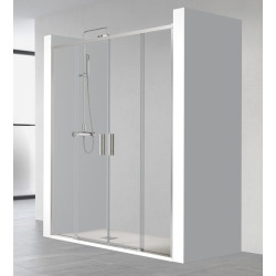 MAMPARA SA325-168 PLATA A/BRILLO 2F+2C 1650-1680x1950MM