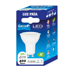LAMPARA LED GU10 5W 110º 400LM 50K