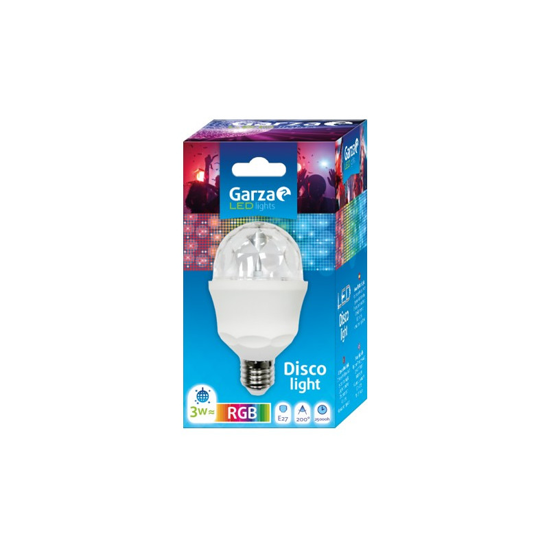LAMPARA LED LIGHT 3W E27 RGB
