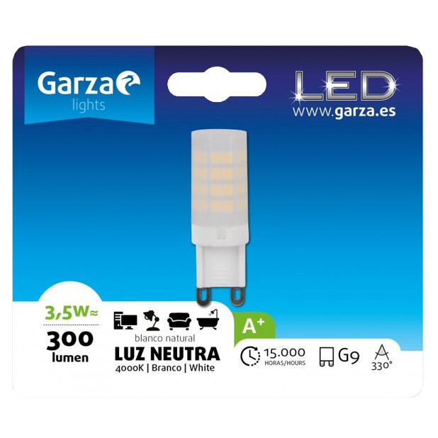 LAMPARA LED G9 MATE 3.5W 330º 300LM DESCAT.