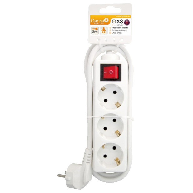BASE 3 TOMAS 1,5mmx3mts C/INT.BLANCO