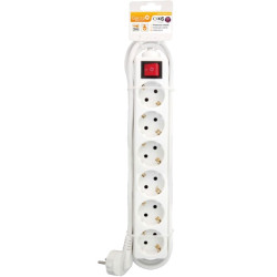BASE 6 TOMAS 1,5mmx3mts C/INT.BLANCO