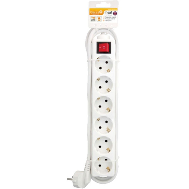 BASE 6 TOMAS 1,5mmx3mts C/INT.BLANCO