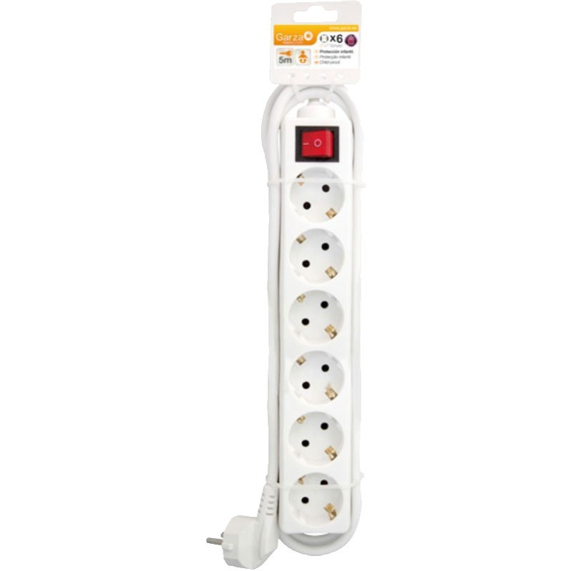 BASE 6 TOMAS 1,5mmx5mts C/INT.BLANCO