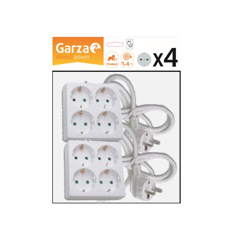 BASE 4 TOMAS CUAD.1,5mmx1,4mts BLANCO